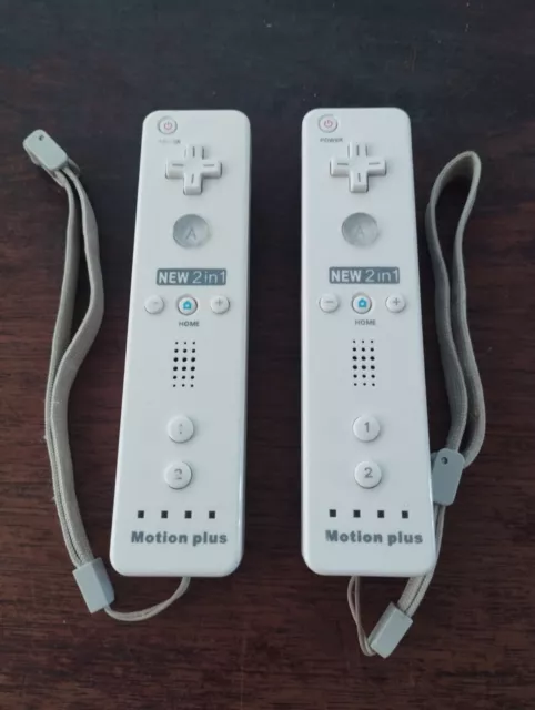 2 manette Wiimote Motion Plus pour Nintendo Wii