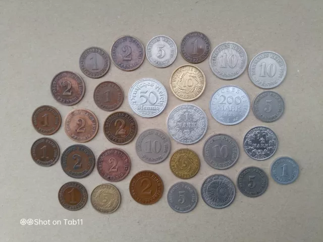 30 Münzen Konvolut Sammlung Verschiedene