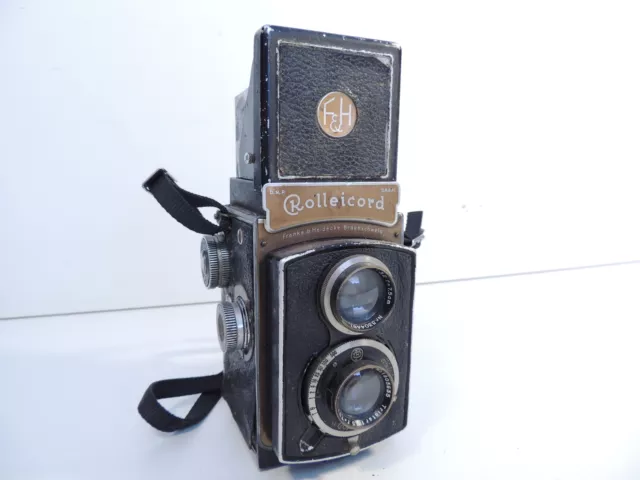 Rolleicord TLR Camera Franke & Heidecke Braunschweig Carl Zeiss Jena Triotar Len