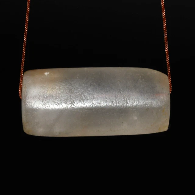 Large Ancient Roman Crystal Stone Bead with Beautiful Color in good Condition