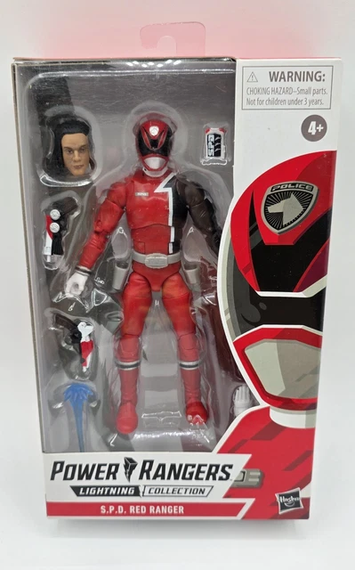 Power Rangers Lightning Collection – Figurine Mighty Morphin Red Ranger 6 Pouces (15,2 Cm) – 20 Points D'articulation – Avec épée Power