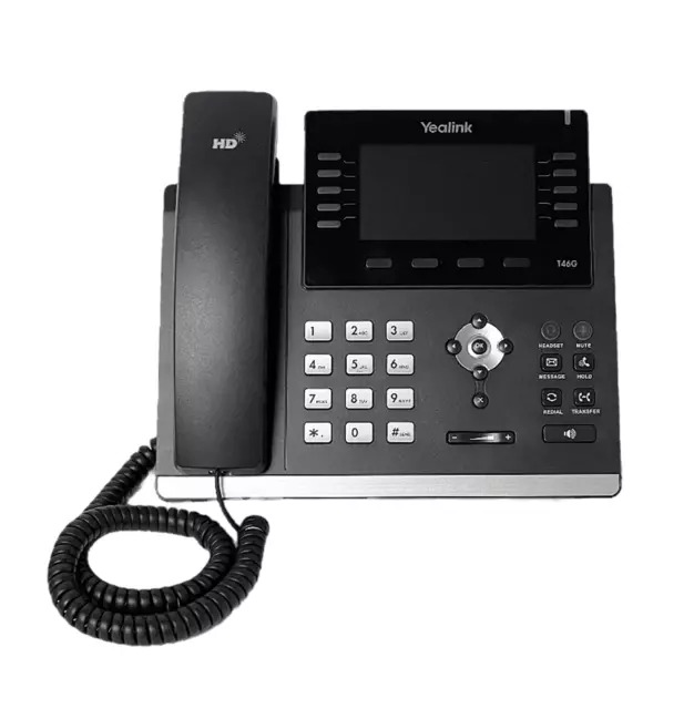 Yealink SIP-T46G Leistungsstarkes IP-Telefon mit 16 -Accounts