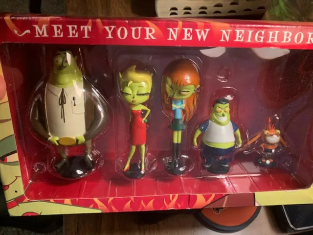 Rare Genuine collectors item! Promotional figures from TBS Neighbors from Hell!!