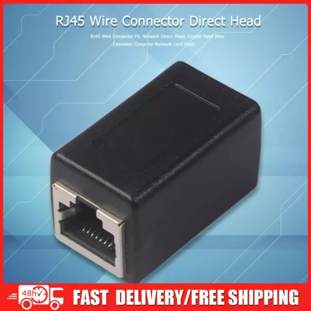RJ45 Coupler Connector for Extension Broadband Ethernet LAN Cable Extender Plug