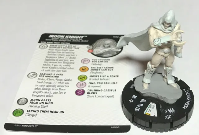 MOON KNIGHT 032 War of the Realms Marvel HeroClix Rare