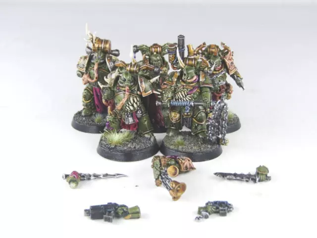 (6482) Magnetised Plague Marines Squad Death Guard Chaos Space Marines 40k 30k