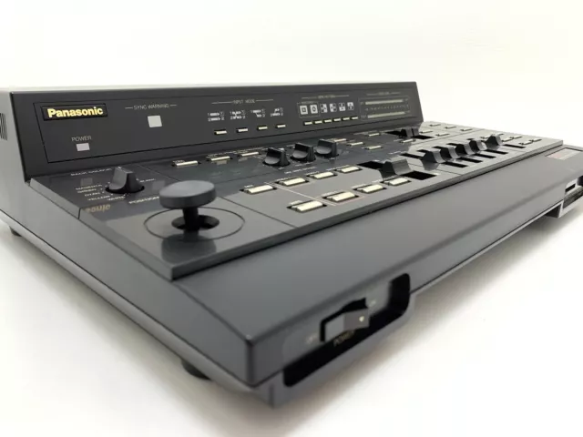 Panasonic Wj-Mx 10 Audio & Vidéo Digital Production Mixer Vintage Work Good Look