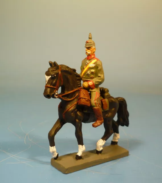 Lineol / Elastolin - Deutsches Reich - Hindenburg zu Pferd - 7 cm Serie = 1:24