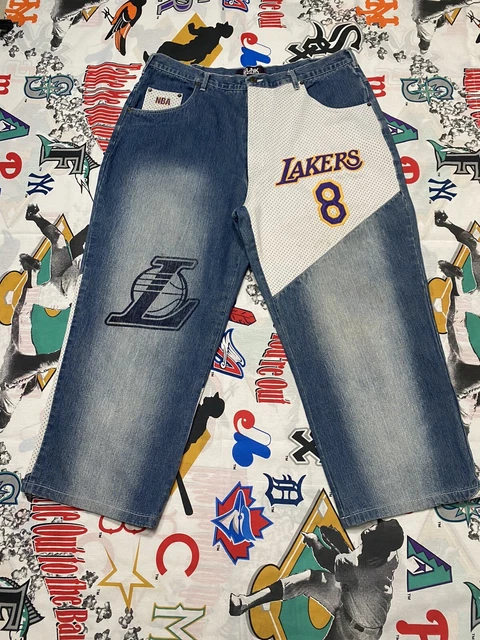 UNK NBA Los Angeles Lakers Kobe Bryant #8 Rookie Denim Pants 38 Jeans  Vintage