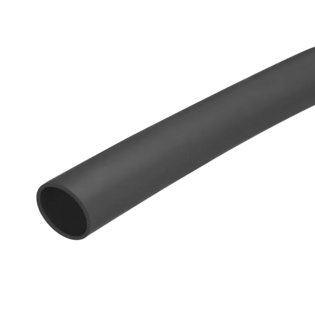 Silicone Heat Shrink Tubing 1.7:1 Ratio 0.31"(8mm)ID x 0.35"(9mm)OD 6.6ft Black