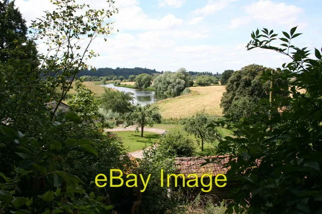Photo 6x4 River Wye from near Lechmere's Ley Taken from the B4224 high up c2006