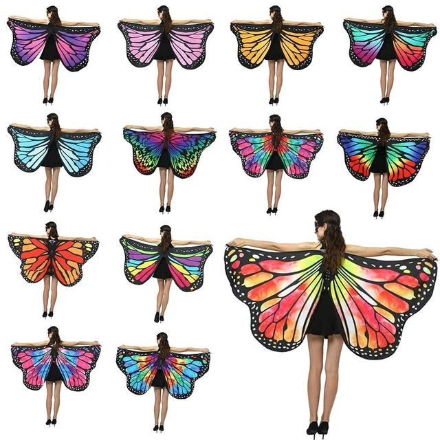 Accessory Fairy Butterfly Wings Shawl Cloak Butterfly Costume Butterfly Scarf