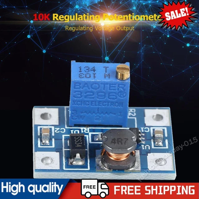 DC-DC SX1308 2A Step-UP Power Module 2-24V to 2-28V Boost Adjustable Converter