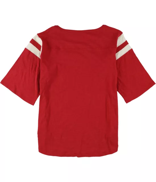 Touch Womens Nebraska Huskers Embellished T-Shirt, Red, XX-Large 2