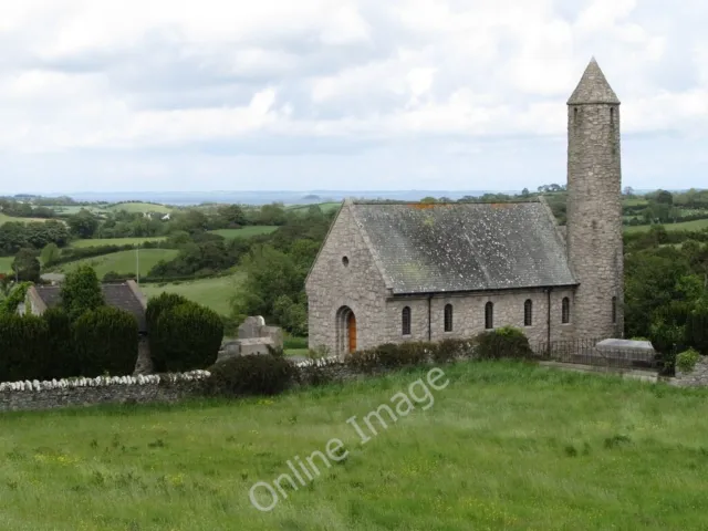 Photo 6x4 St Patrick's CoI Church, Saul There is a much larger Roman Cath c2011