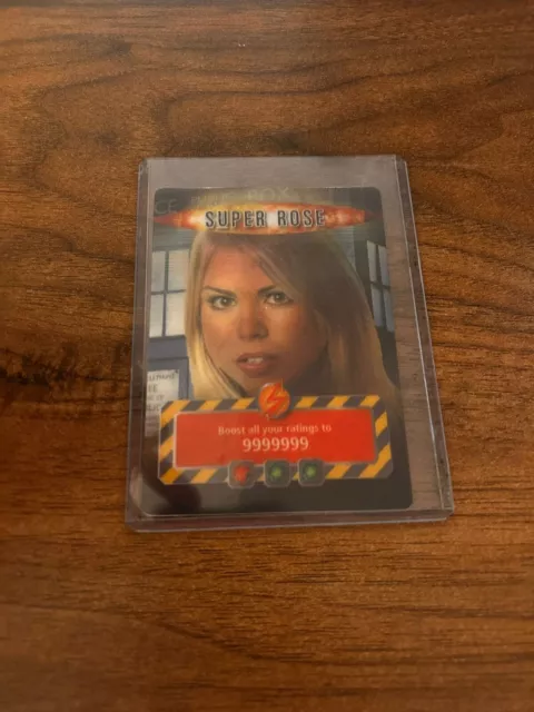 Doctor Who Battles In Time Trading Card Super Rose 1st Edition Gold (BBC 2006)