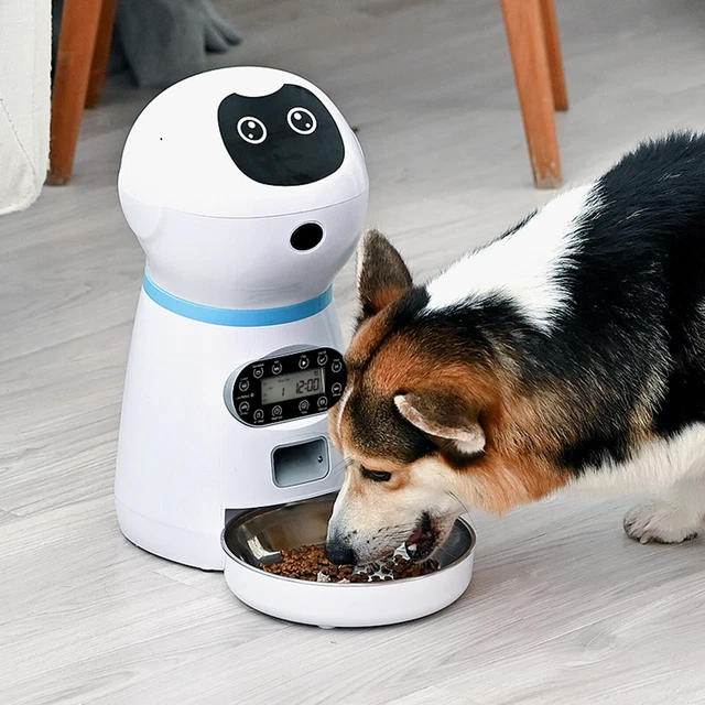 Automatischer Haustier Feeder 3.5L Auto mit Voice Record Timed Feeder für Hunde 3