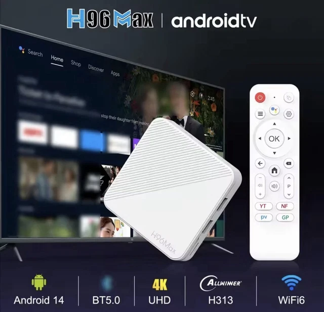 Boîtier TV HAKO PRO – Android, 2 Go RAM, 16 Go ROM, Modèle Kickpi KP1