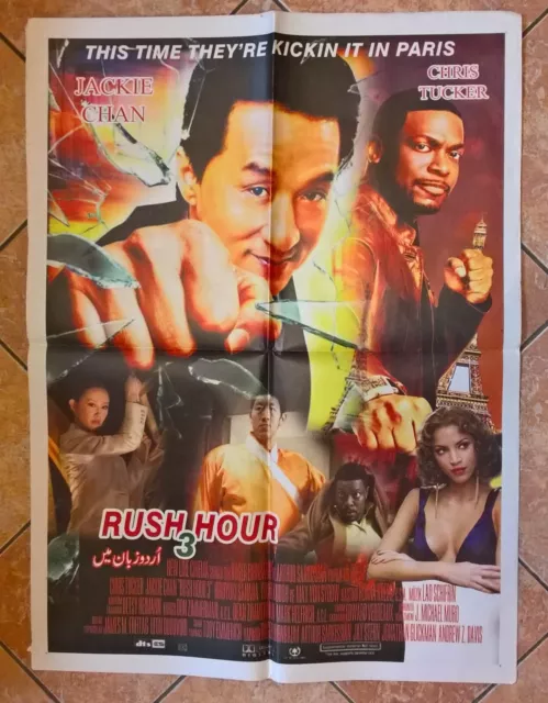 Rush Hour 3  2007  Original  Asian Quad  Cinema Poster  30 X 40 Inches