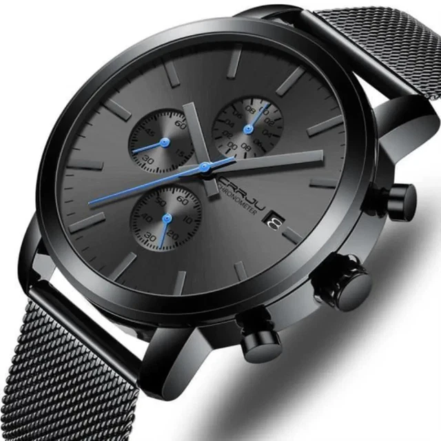 Montre homme etanche bracelet acier