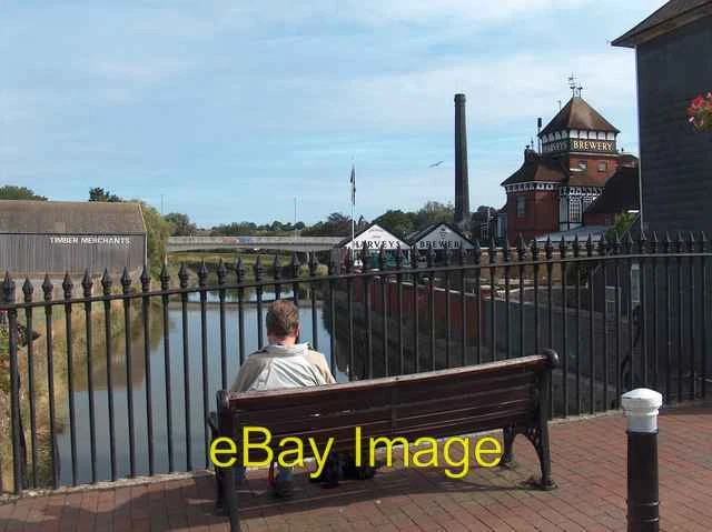 Photo 6x4 Cliffe Bridge Lewes - View of Harveys' Brewery  c2009