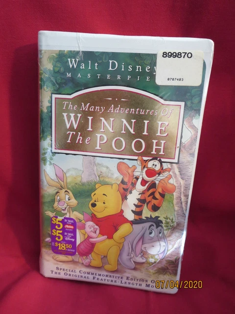 The Many Adventures of Winnie the Pooh (VHS, 1996) BRAND NEW FACTORY SEALED