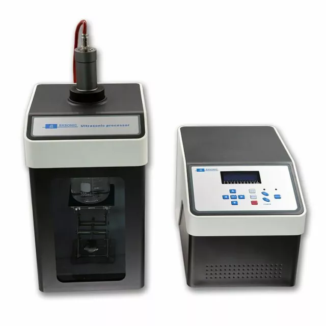 Ultrasonic Homogenizer Sonicator Processor Cell Disruptor Mixer 300W 5-200ml A