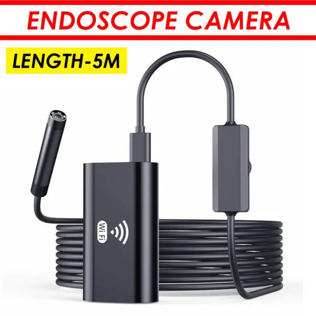 Waterproof HD Endoscope USB Type-C Borescope Inspection Snake Camera For Android