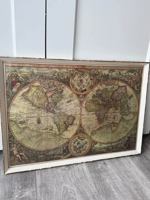 VINTAGE ATLAS OF the ancient world Picture Map £63.12 - PicClick UK