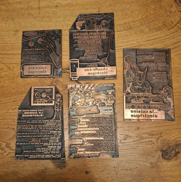 Lot de Chromos Anciens - publicitaires ou non - Collés sur papier Recto/Verso