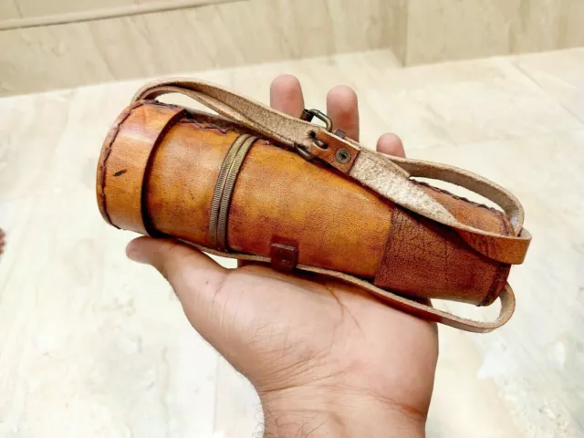 Telescopio de cuero de latón Pirata Vintage Náutico Spyglass Marine Scope