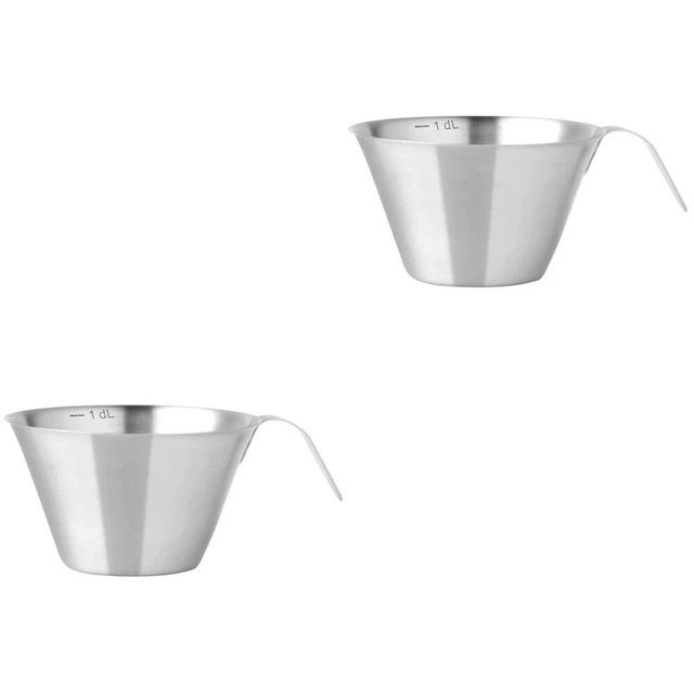 2x Contenitore Misuratore Caffè Cilindro Misuratore per Casa Cucina Caffè