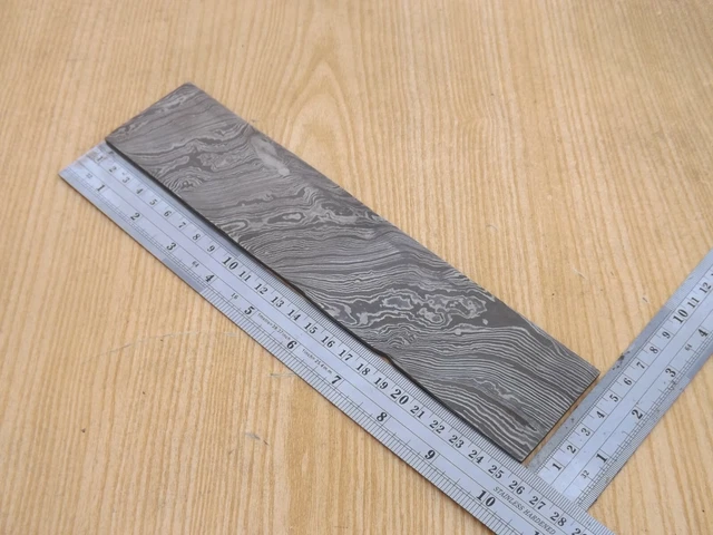 Forged Handmade Damascus Steel Heavy Duty Billet For Making Knife Twist 10"x 2"