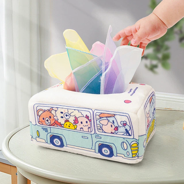 MONTESSORI TOYS MAGIC Tissue Box Baby Educational Learning Activity