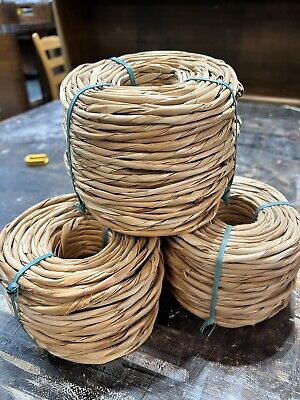 Silla azotada de hierba de trigo retorcida asiento bobina de tejido cesta de fabricación hank 1 lb