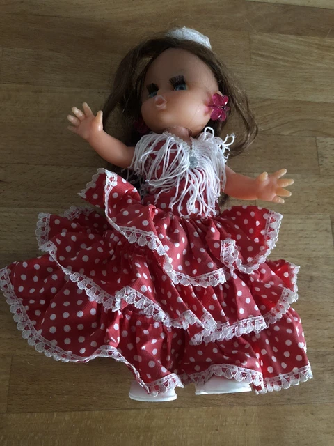 POUPEE ANCIENNE CARMEN L'espagnole De Clodrey De 1972 EUR 49,00