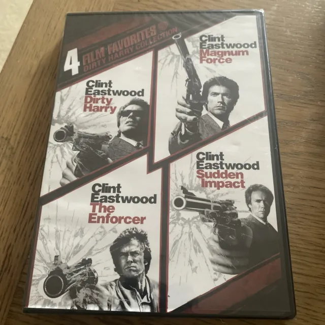 Dirty Harry: 4-Film Collection (DVD) Brand New & Sealed - Region 1 - Free P&P