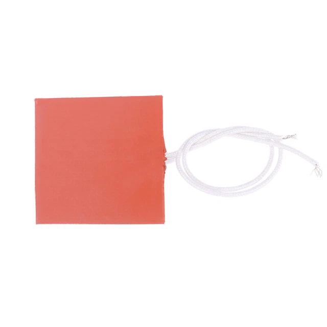 10W 12V SILICONE Rubber Heating Pad Flat Heater Band Mat Plate
