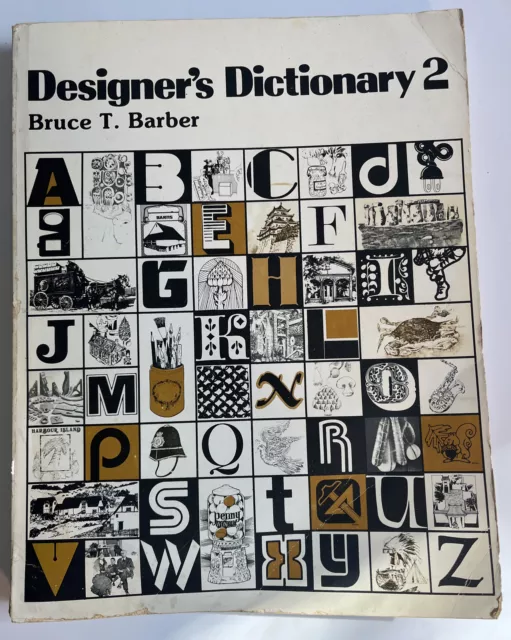 The Designer's Dictionary 2 Bruce T Barber Art Content Modern Architecture VTG