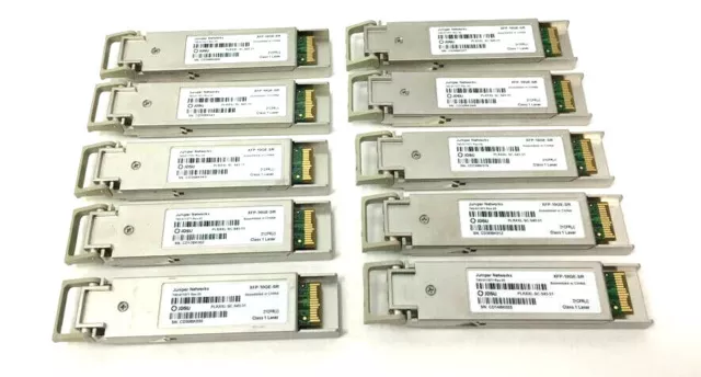 LOT 10X JUNIPER NETWORKS XFP-10GE-SR 740-011571 Rev 03