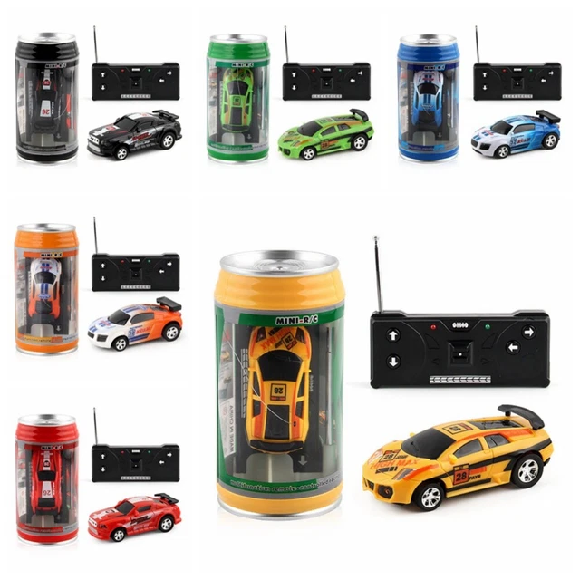MINI COKE CAN Car Speed RC Radio Remote Control Micro Racing Car Gifts