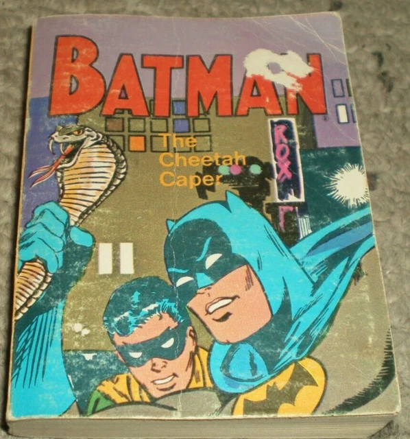 VINTAGE WHITMAN BOOK Batman And Robin The Cheetah Caper 1969 Good