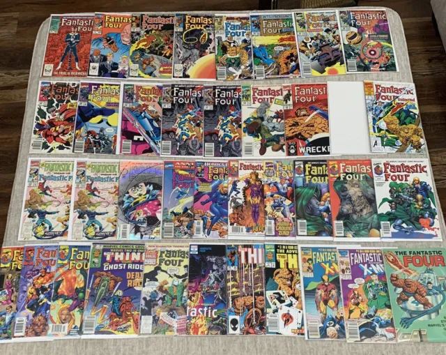 Marvel Comics Fantastic Four Comic Book Lot 41 Books!!!!!