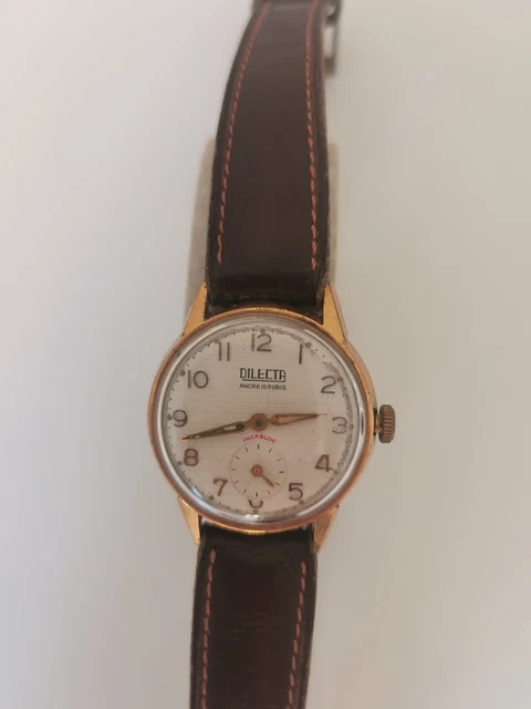Montre Bracelet Mécanique Manuelle ELVES Pour Femme - Style Plongeur Vintage, Boîtier 32mm, étanchéité 10m