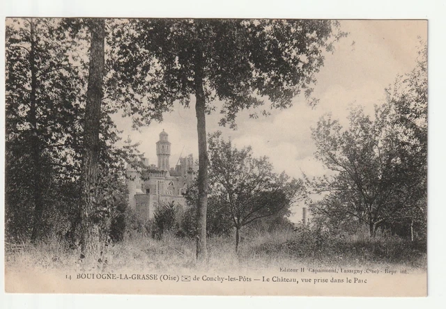 BOULOGNE LA GRASSE - Oise - CPA 60 - Le Chateau