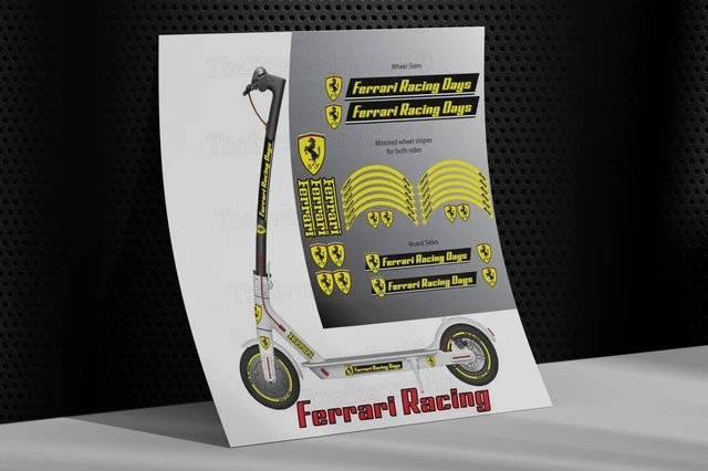 Autocollants Pvc Réfléchissants Nuit Autocollants Réfléchissants Trottinette M365 - Sécurité Nuit - PVC Imperméable - Lot Complet Autocollant PVC Réfléchissant