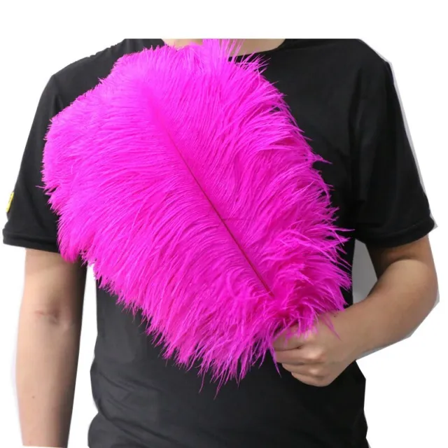 10/50/100pcs Ostrich Feathers 12-14inches For Wedding Party Carnival Decoration