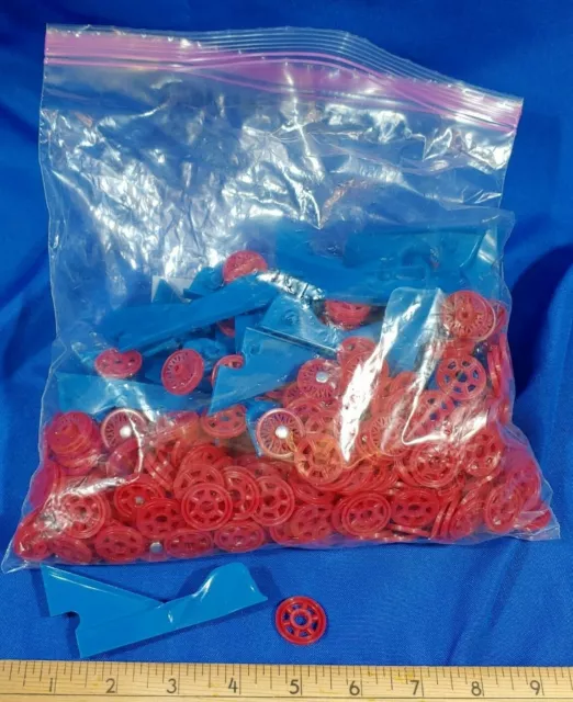 HUGE LOT Ertl Replacement Model Toy Blue Ford New Holland Tractor Red Wheels VTG