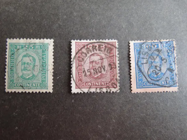 Portugal, 3 sehr alte Marken 1892, Michel ab 70?,  siehe Bilder