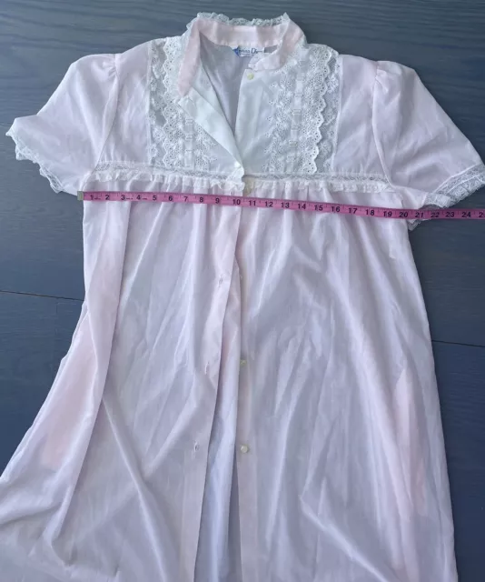 CHRISTIAN DIOR VINTAGE Pink Cotton Nightgown Size Large $65.00 - PicClick